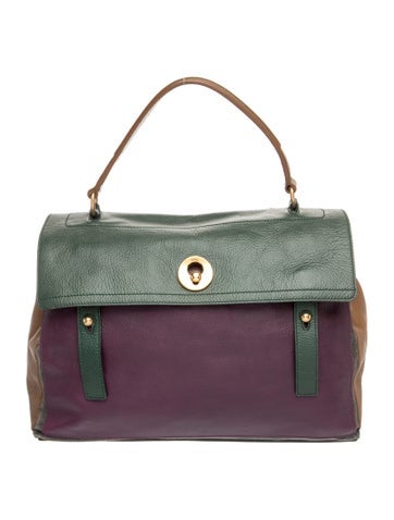 Leather Top Handle Bag