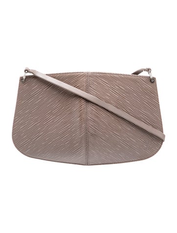 Epi Leather Pochette Demi-Lune Vintage