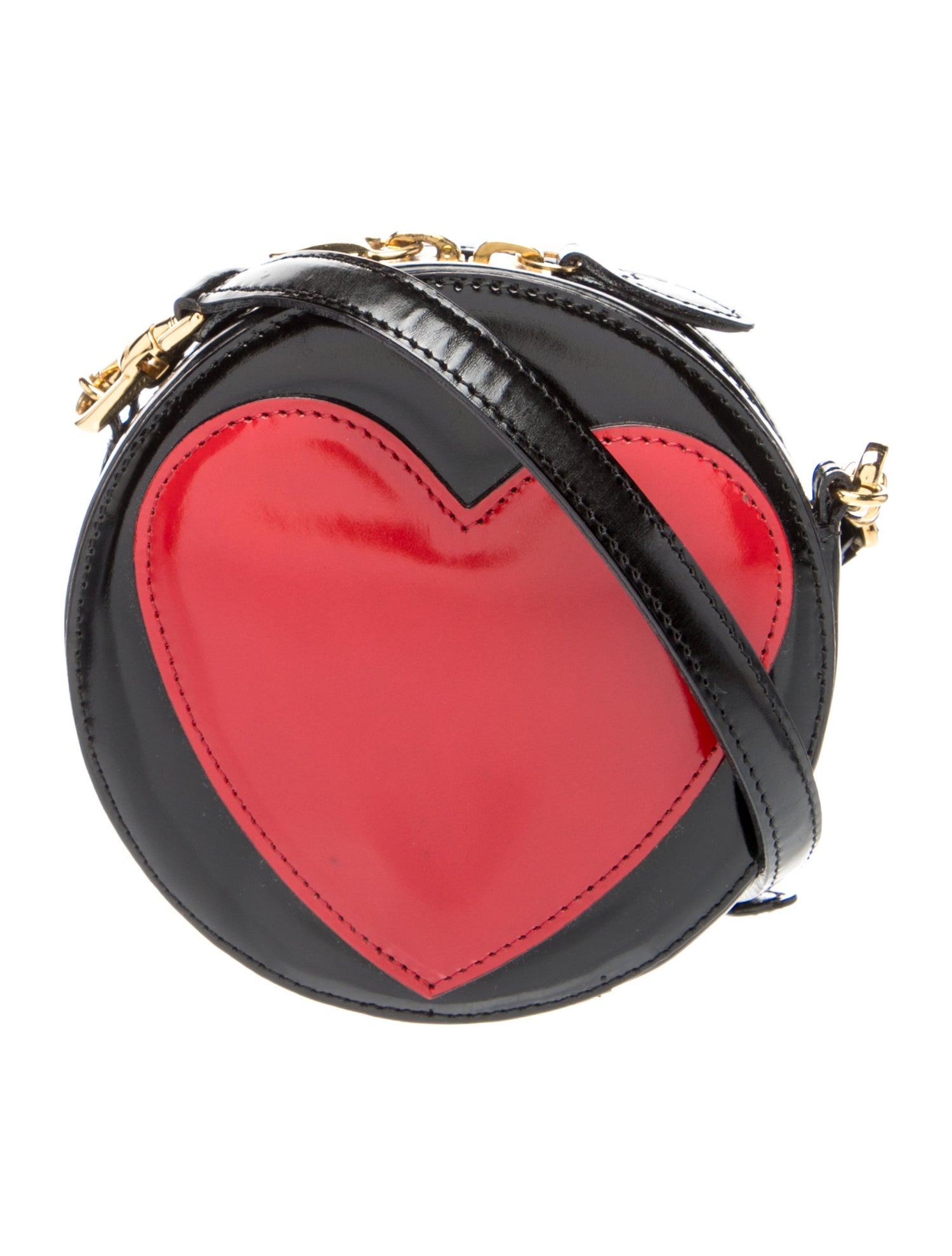 Moschino Vinyl Crossbody Bag