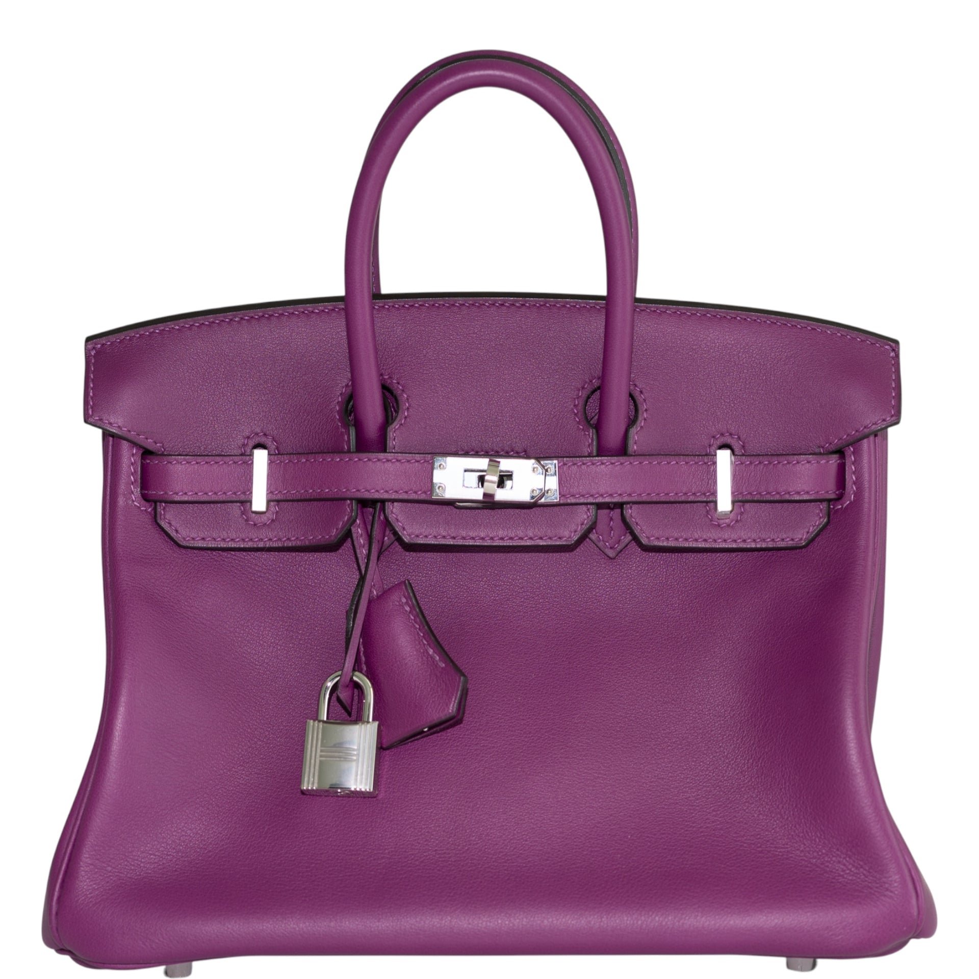 Hermes Hermès Birkin 25 Anemone Togo Palladium Hardware