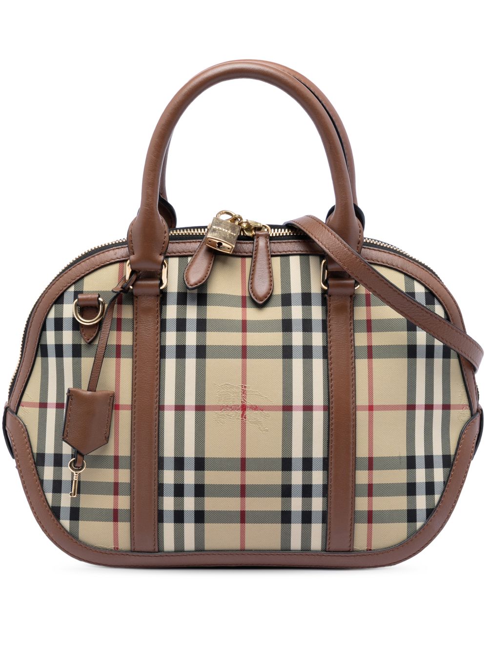 2000-2017 Small Haymarket Check Coated Canvas Orchard Bowling Bag satchel