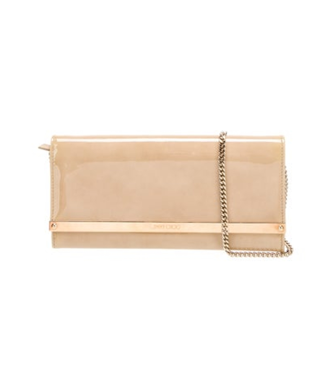 Jimmy Choo Choo Patent Leather Clutch