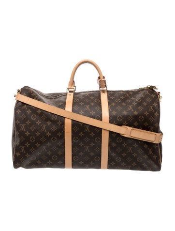 LV Monogram Keepall Bandouliere 55