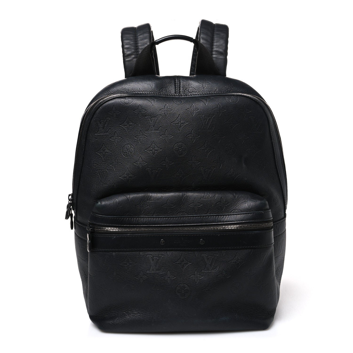 Louis Vuitton Calfskin Monogram Shadow Sprinter Backpack Black