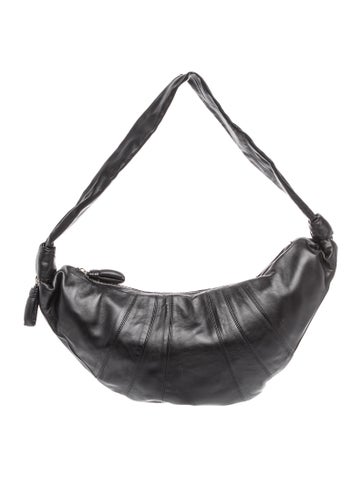 Leather Croissant Bag Large