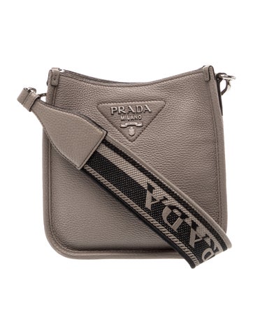 Vitello Daino Leather Crossbody Bag