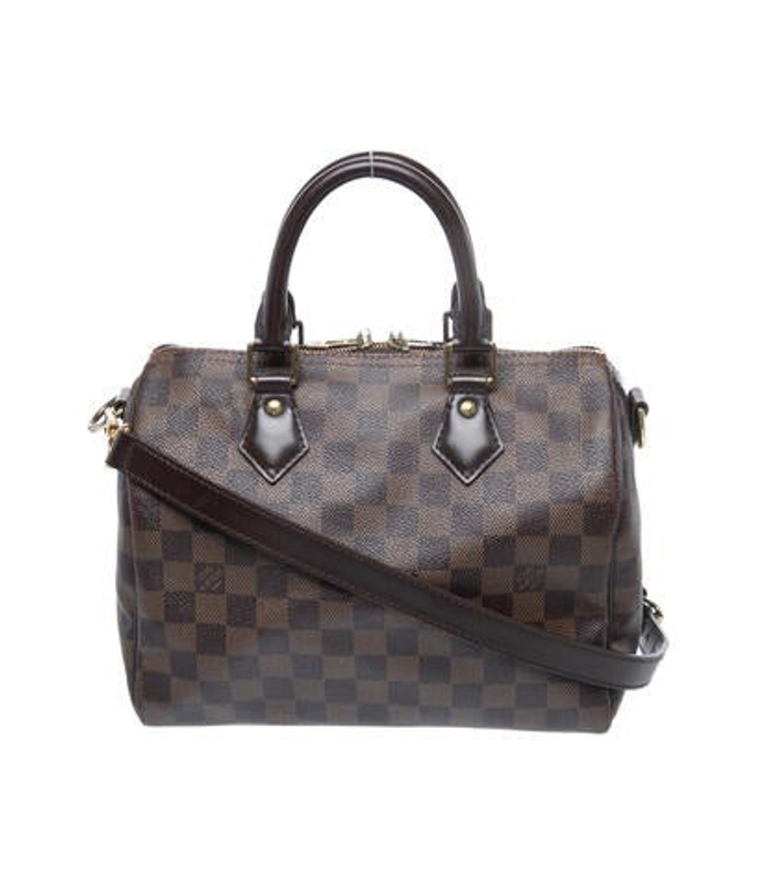 Louis Vuitton Vuitton Damier Ebene Speedy Bandouliere 25