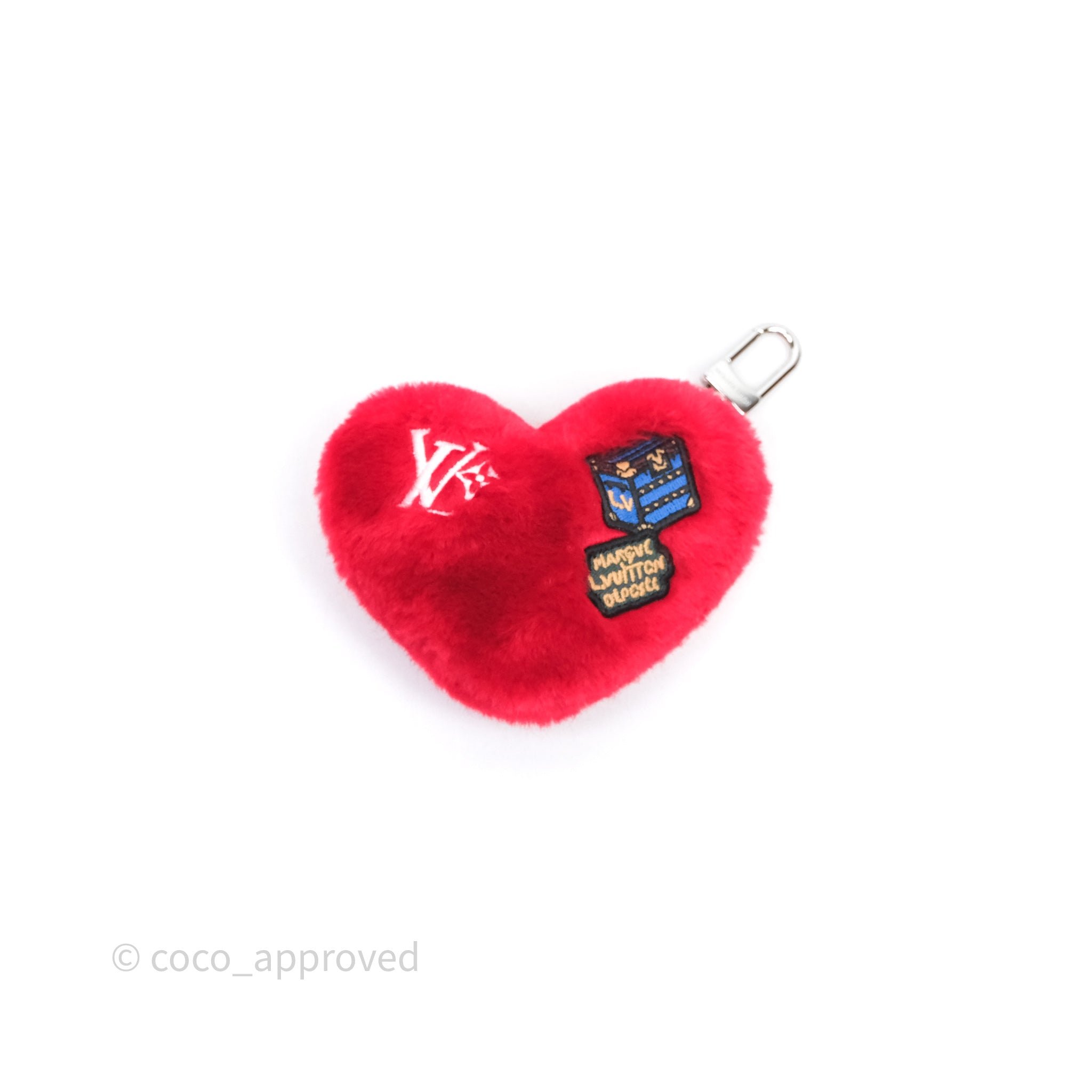 Louis Vuitton Lucky Heart Red Bag Charm