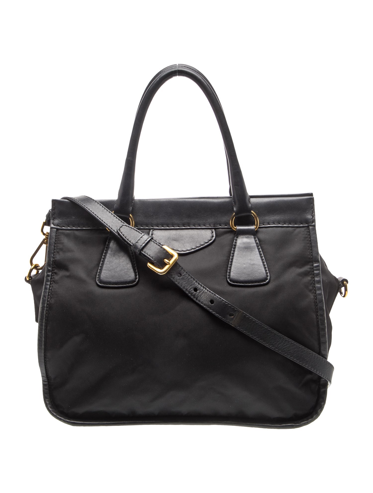 Tessuto Nylon Top Handle Bag