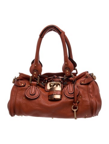 Leather Paddington satchel Medium