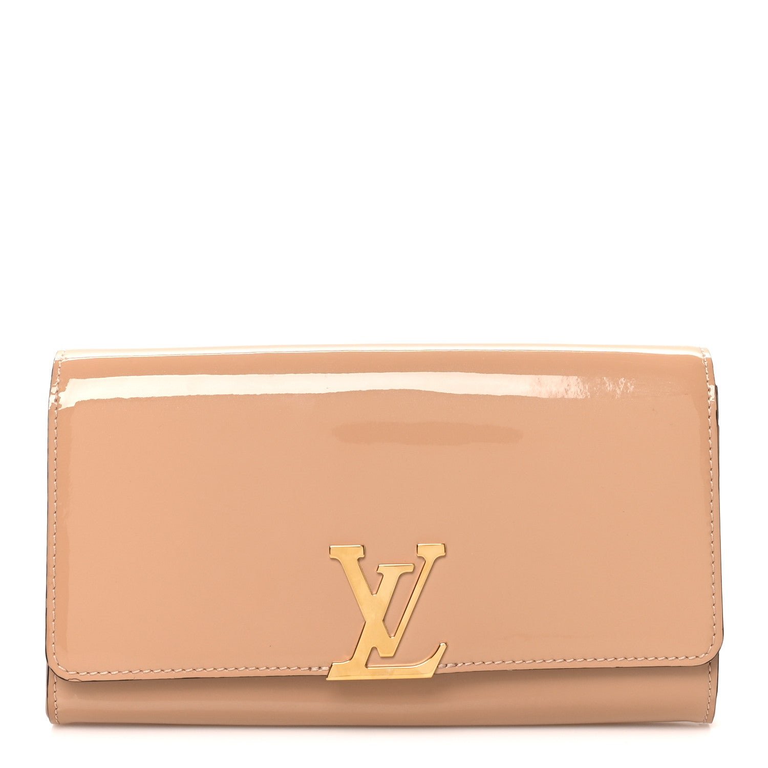 Louis Vuitton Patent Louise Wallet Dune