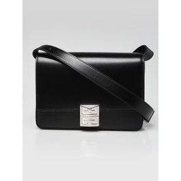 Givenchy Givenchy Black Smooth Leather 4G Crossbody Bag