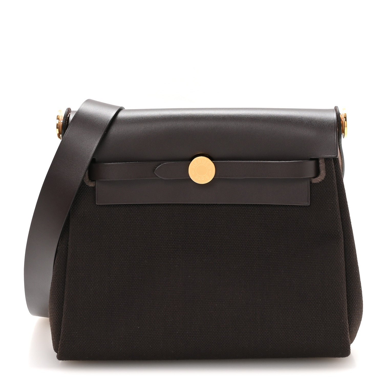 Hermes Hermes Military Toile Vache Hunter Herbag Zip Retourne 20 Ebene