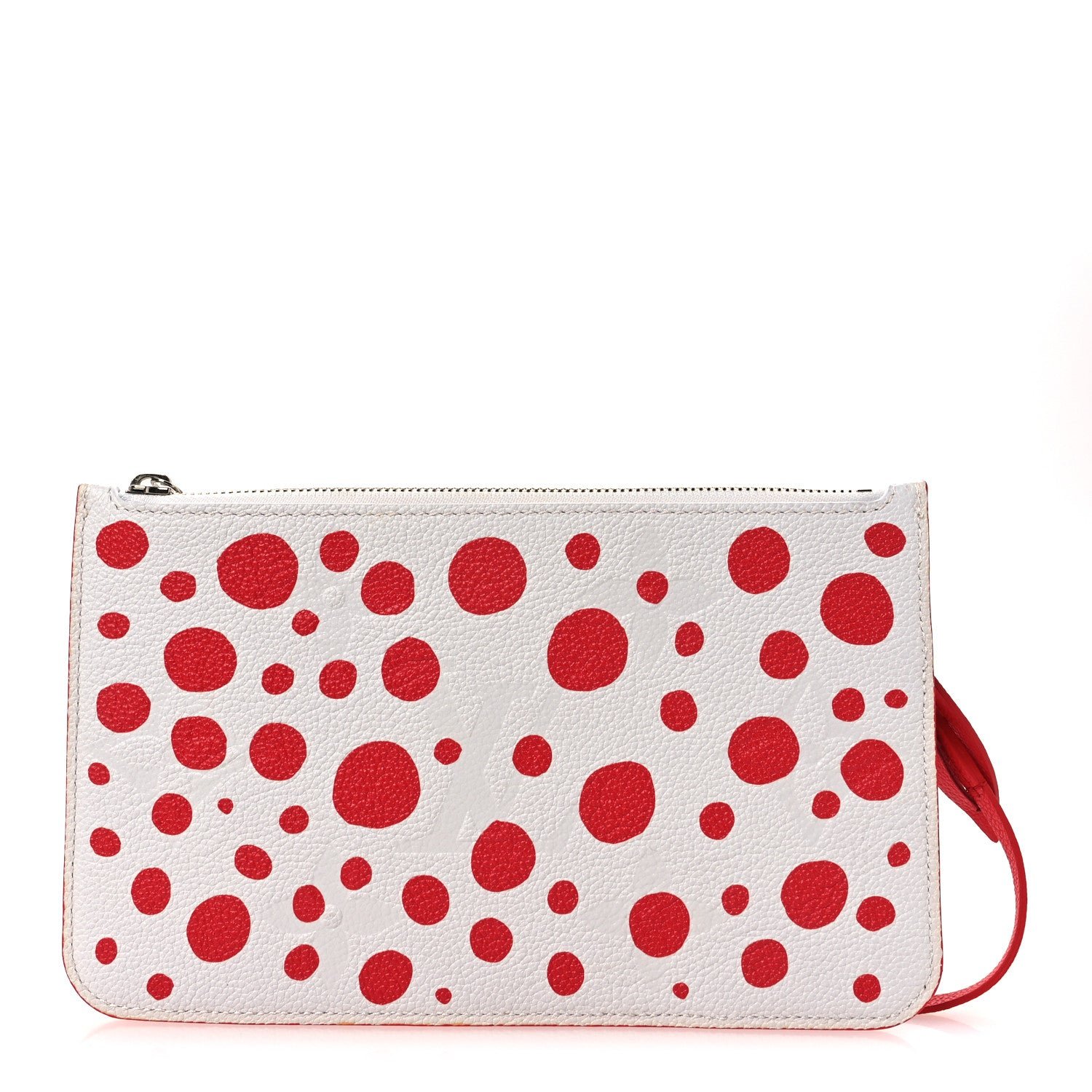 Louis Vuitton LV X YK Empreinte Infinity Dots Neverfull MM Pochette Rouge White