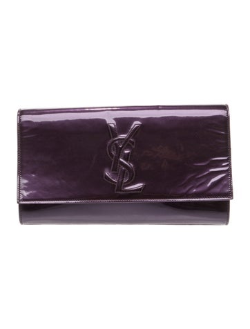 Patent Leather Belle de jour clutch Vintage