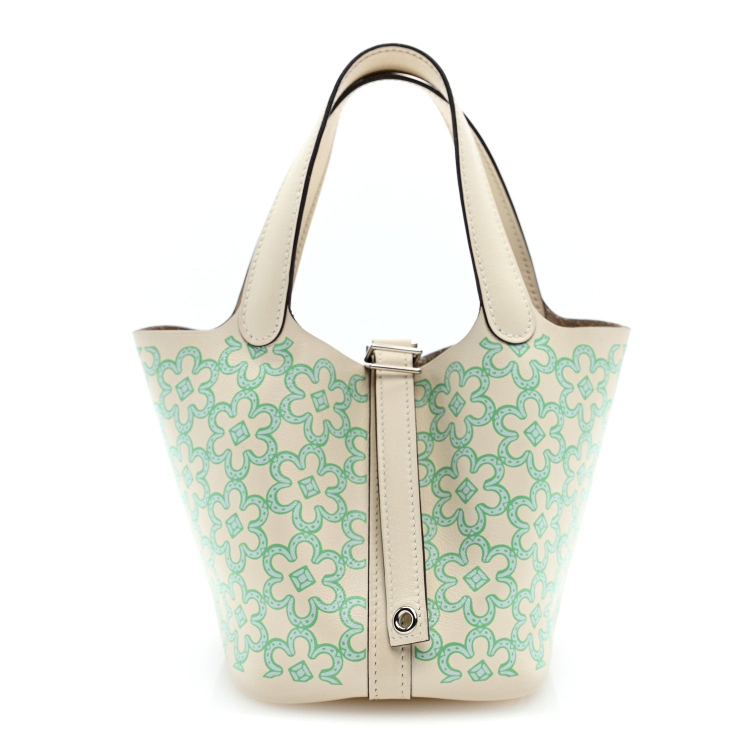 Hermes Swift Micro Lucky Daisy Picotin Lock Nata Vert