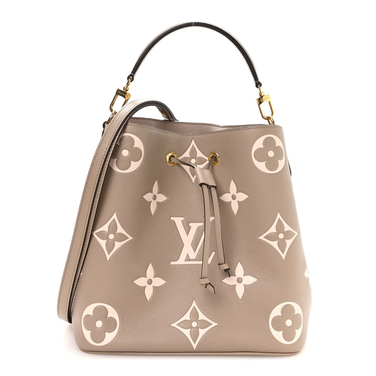 Louis Vuitton Empreinte Monogram Giant Neonoe MM Tourterelle Creme