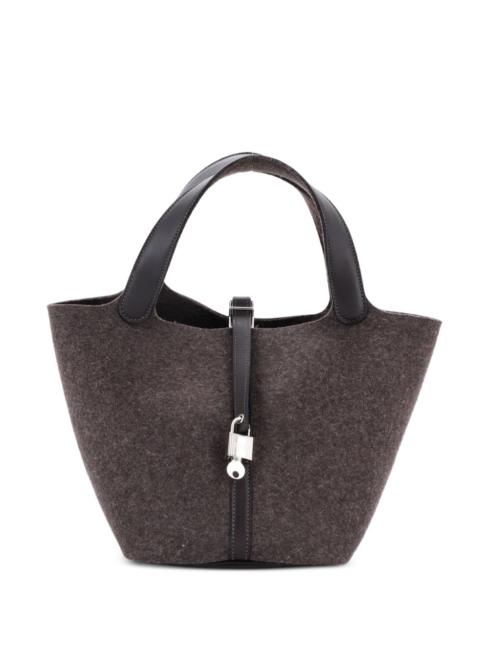 Picotin Lock Bag Felt with Leather MM bucket bag