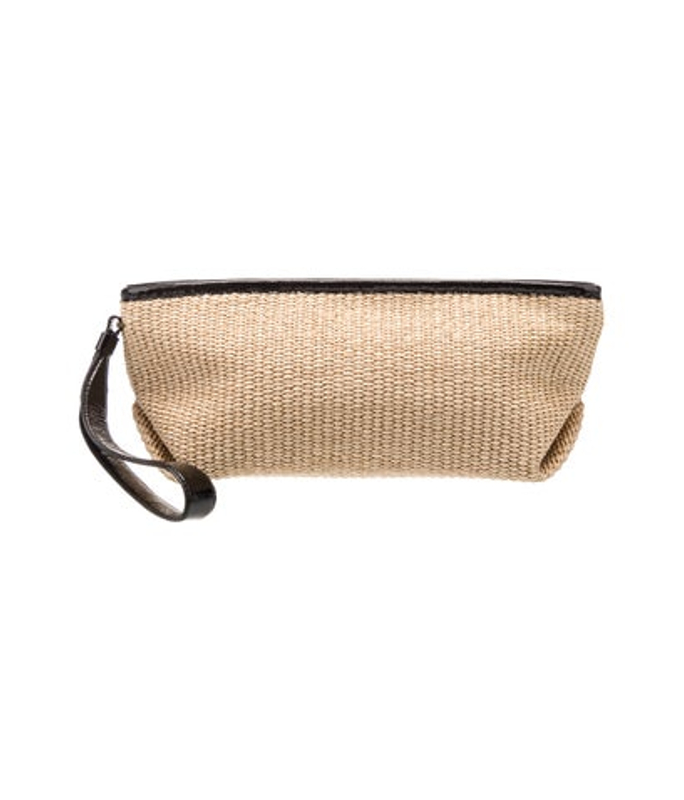 Khaite Straw Clutch