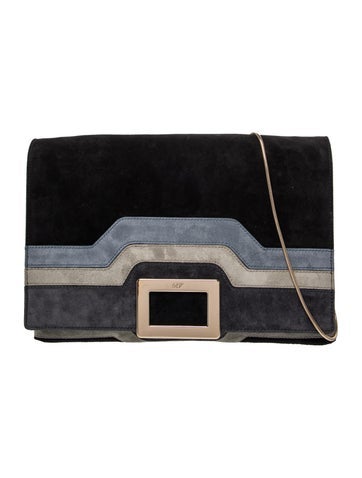 Roger Vivier Suede Shoulder Bag