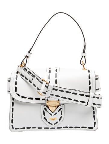 Moschino Leather Top Handle Bag
