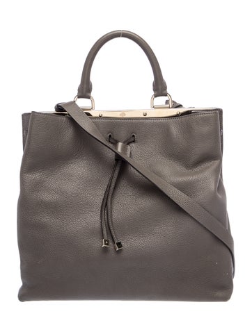 Leather Top Handle Bag