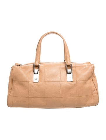 Square Stitch LAX Handle Bag