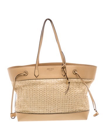 Jimmy Choo Straw Tote