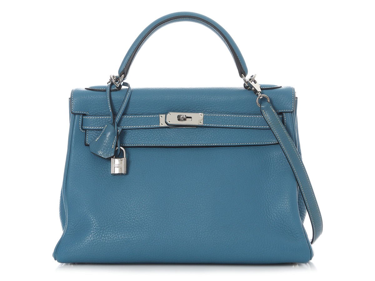 Hermès Blue Jean Togo Kelly 32