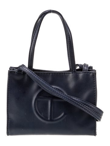 Telfar Vegan Leather Small Cobalt Shopping Bag Small