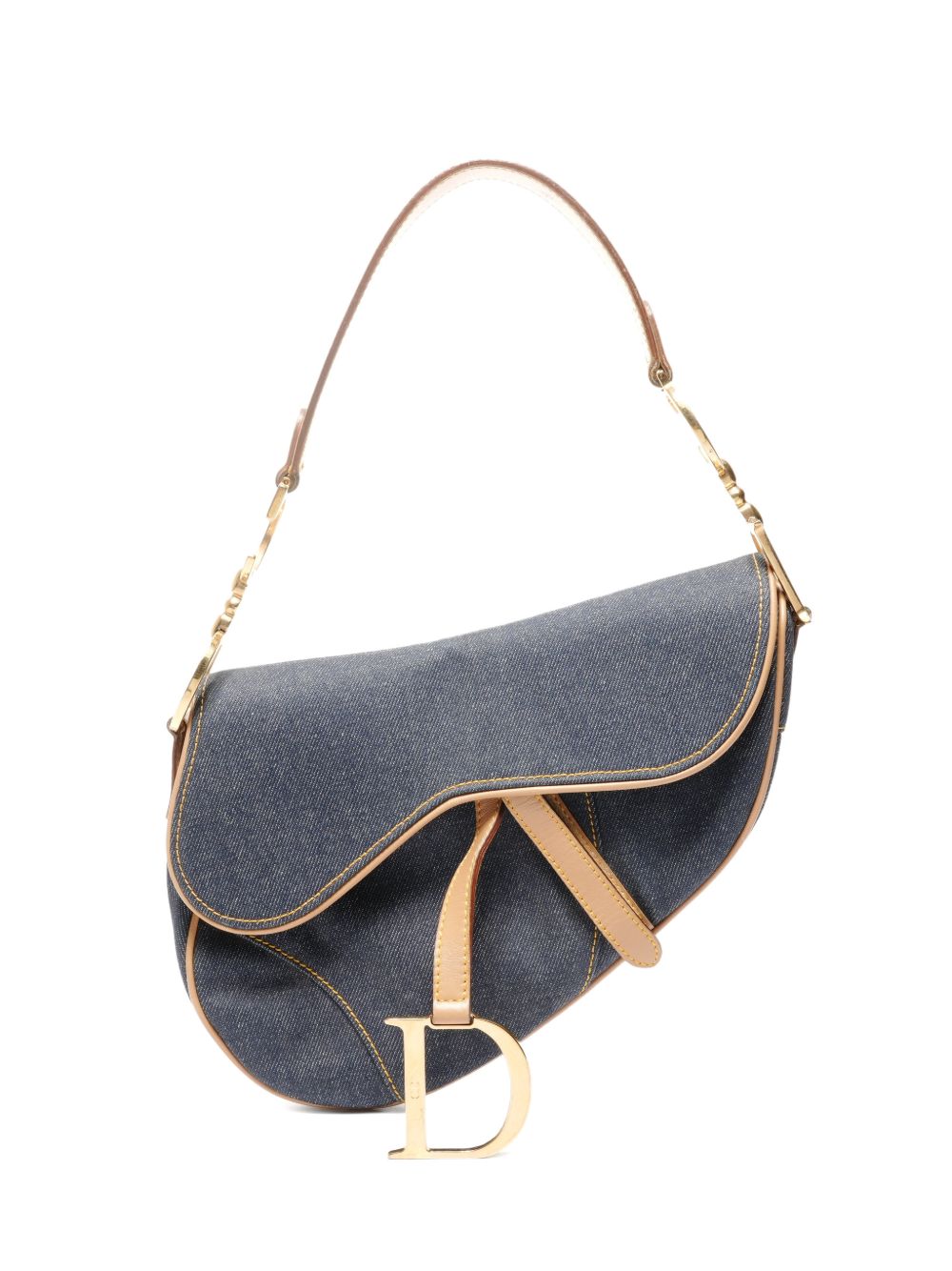 2002 denim saddle bag