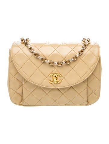 Quilted Bijoux Chain Flap Bag