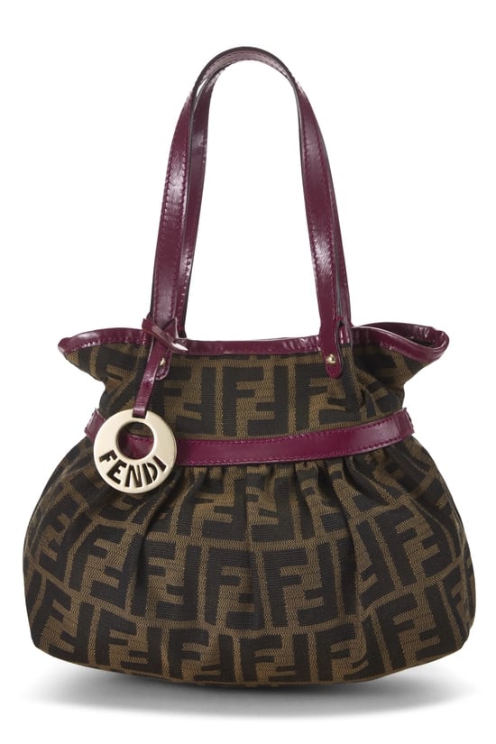 Pink Zucca Canvas Handbag Mini