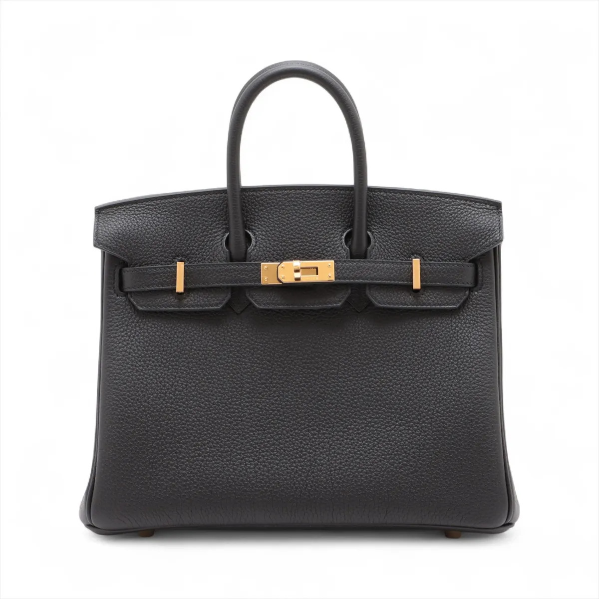 Hermès Birkin 25 Le Tournay Togo Black Gold Metal Fittings