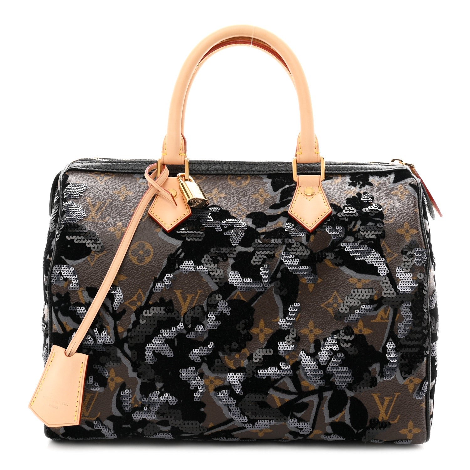 Louis Vuitton Louis Vuitton Monogram Fleur De Jais Sequins Speedy 30
