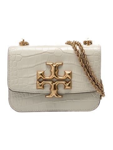 Embossed Leather Shoulder Bag