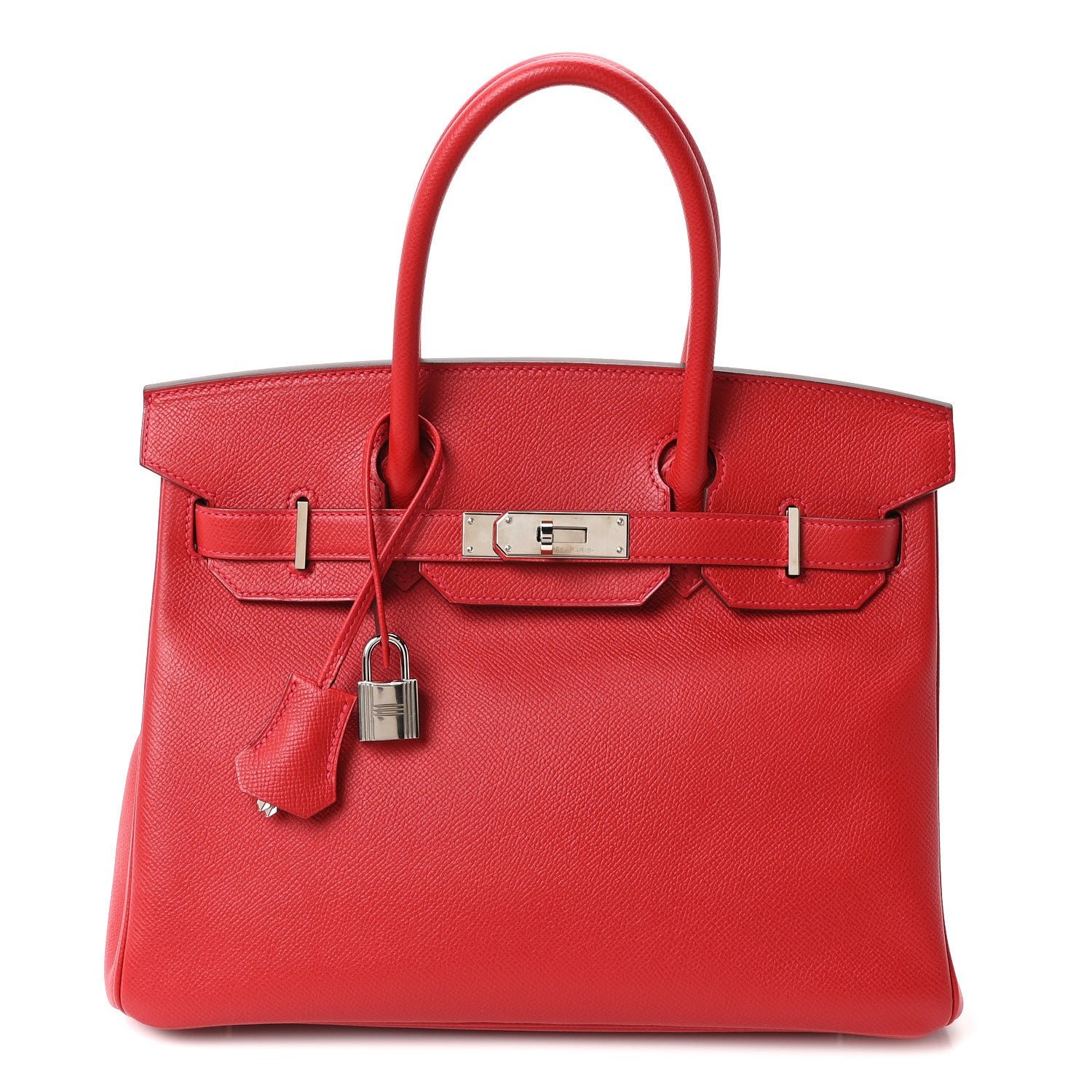 Hermes Epsom Birkin 30 Rouge Vif
