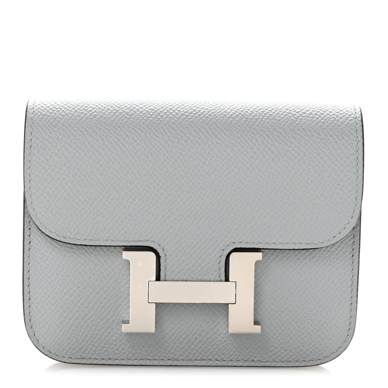 Hermes Epsom Constance Slim Wallet Bleu Glacier