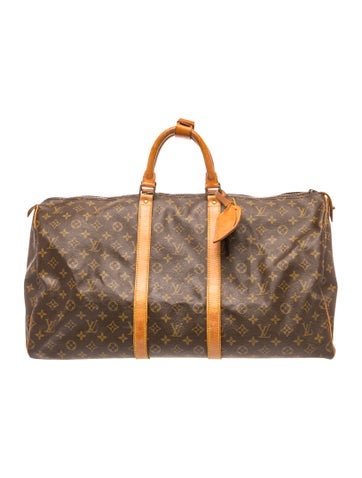 Louis Vuitton Monogram Keepall 55 Vintage