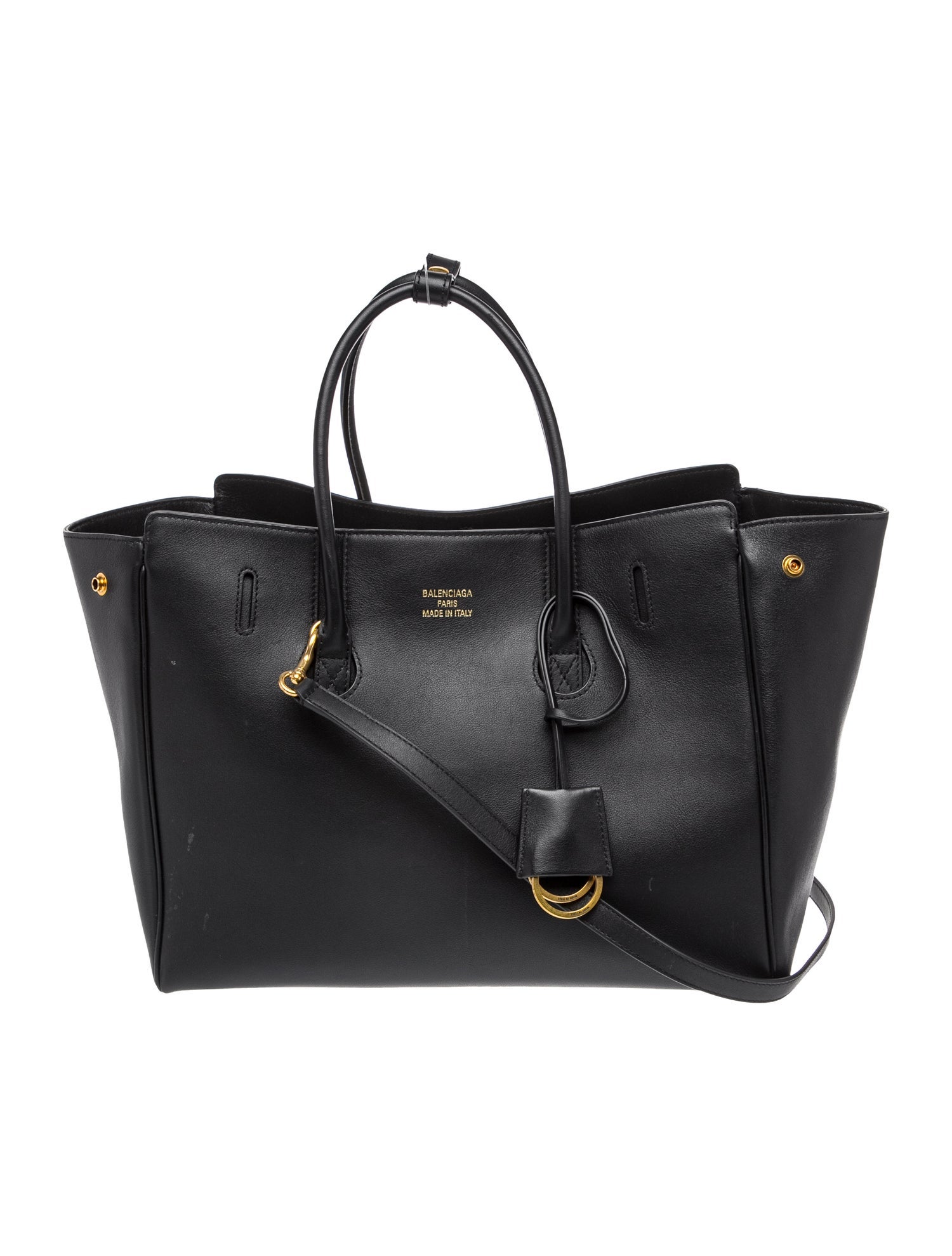 Balenciaga Leather Hampton Medium 2025