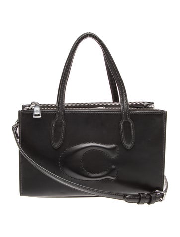Coach Leather Top Handle Bag