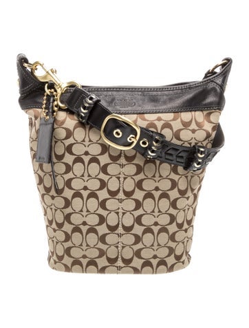 Coach Leather Bucket Bag