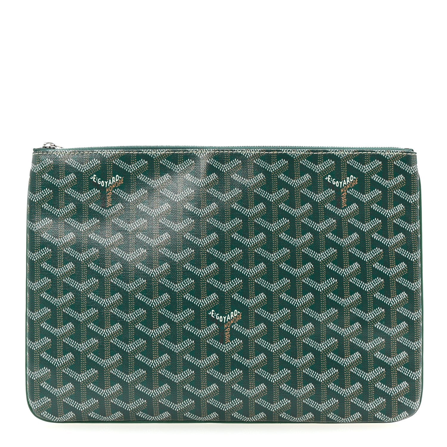 Goyard Goyardine Senat Pochette MM Green