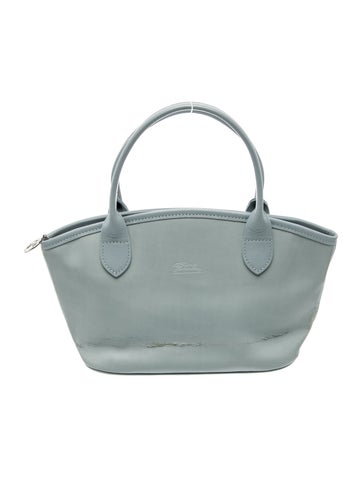 Longchamp Leather Top Handle Bag