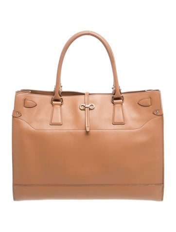 Ferragamo Leather Top Handle Bag