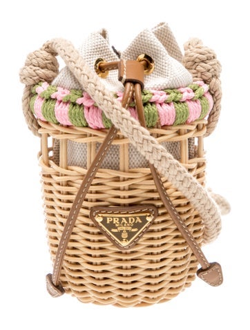 Raffia Bucket Bag 2025
