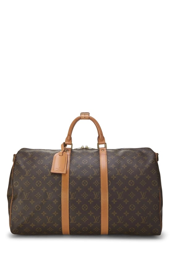 Monogram Canvas Keepall Bandouliere 50