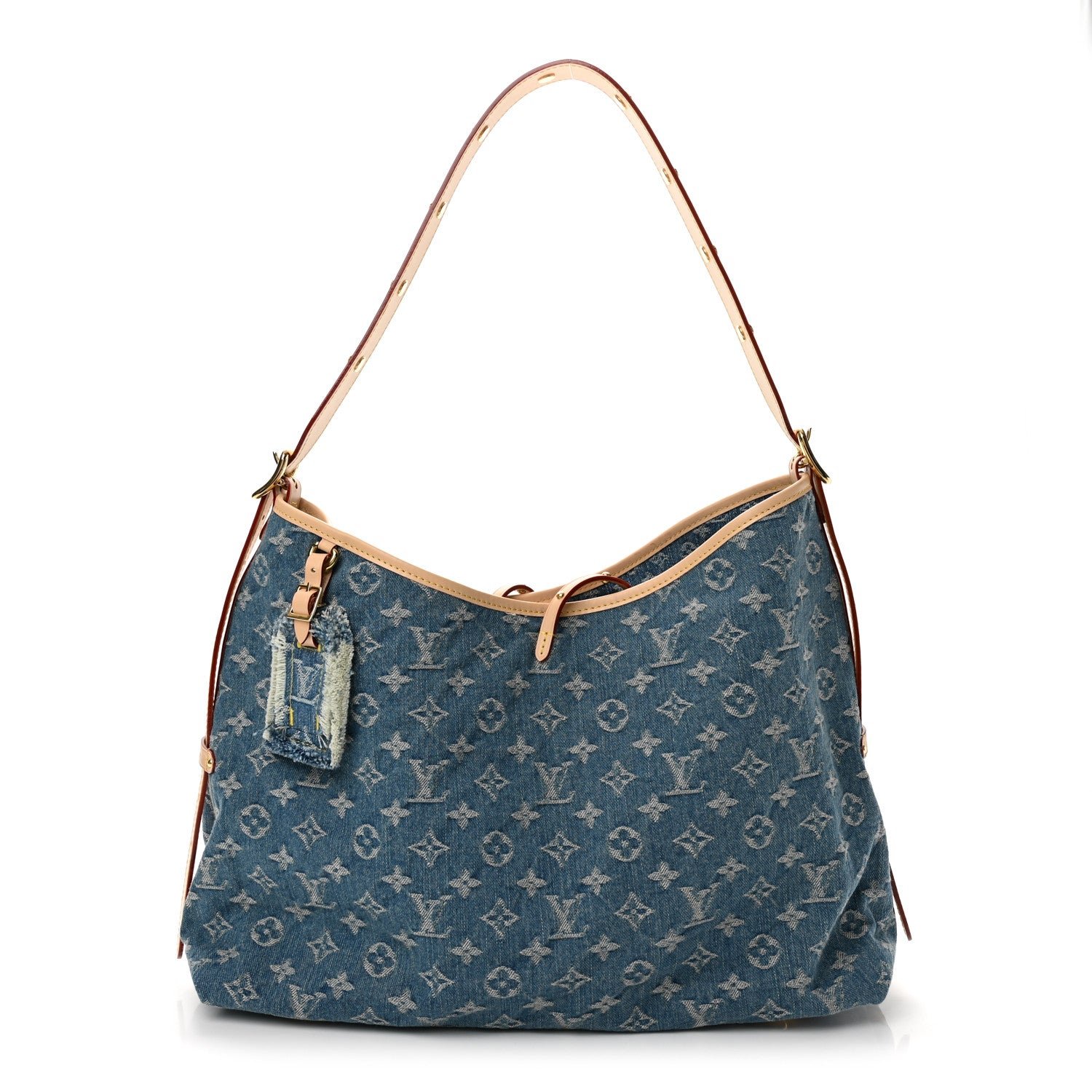 Louis Vuitton Monogram Denim CarryAll MM Blue