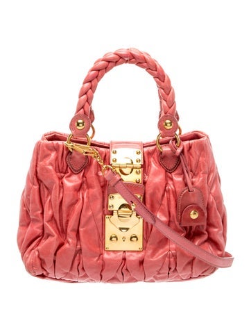 Leather Top Handle Bag