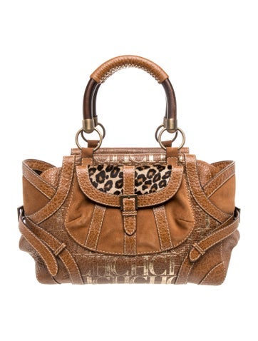 Carolina Herrera Leather Top Handle Bag
